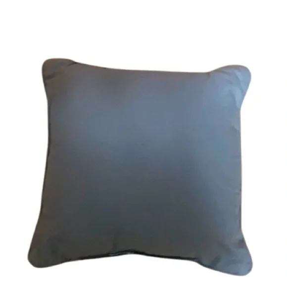 Floral Decorative Throw Pillow in Pink & Gray - Picture 2 of 2